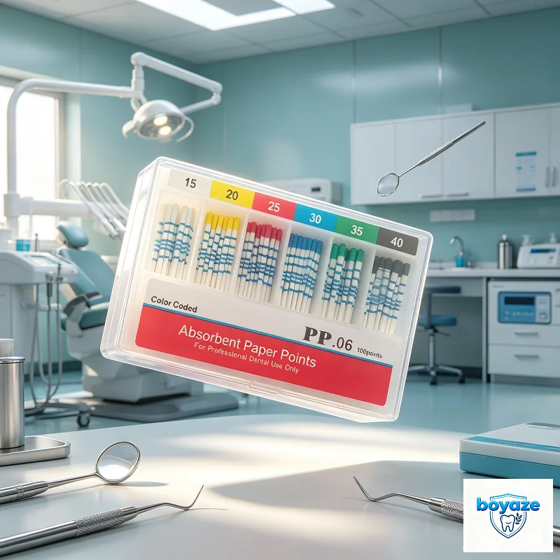 10Box Dental Absorbent Paper Points Sterile Mixed Sizes 02 04 06 Taper 15-40# For Dentist Use Dentistry Materials