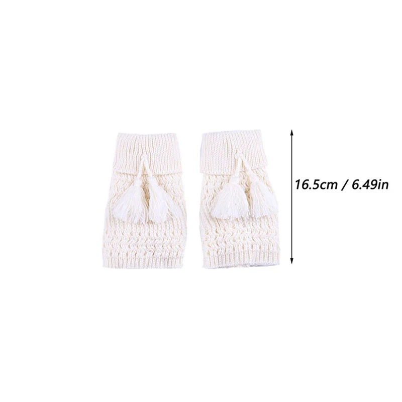 Носки с манжетами для ботинок, женские короткие модные вязаные ботинки с манжетами, топперы, носки, зимние теплые вязаные носки для ботинок