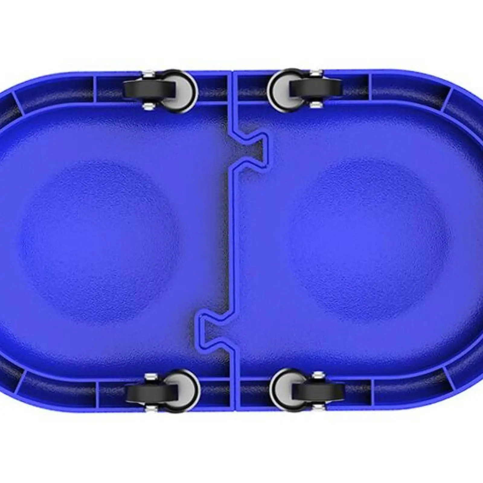 Silent Abdominal Exercise Roller Six Wheeled Rotatable Sliding Disc Portable Core Workout Board for Indoor Use