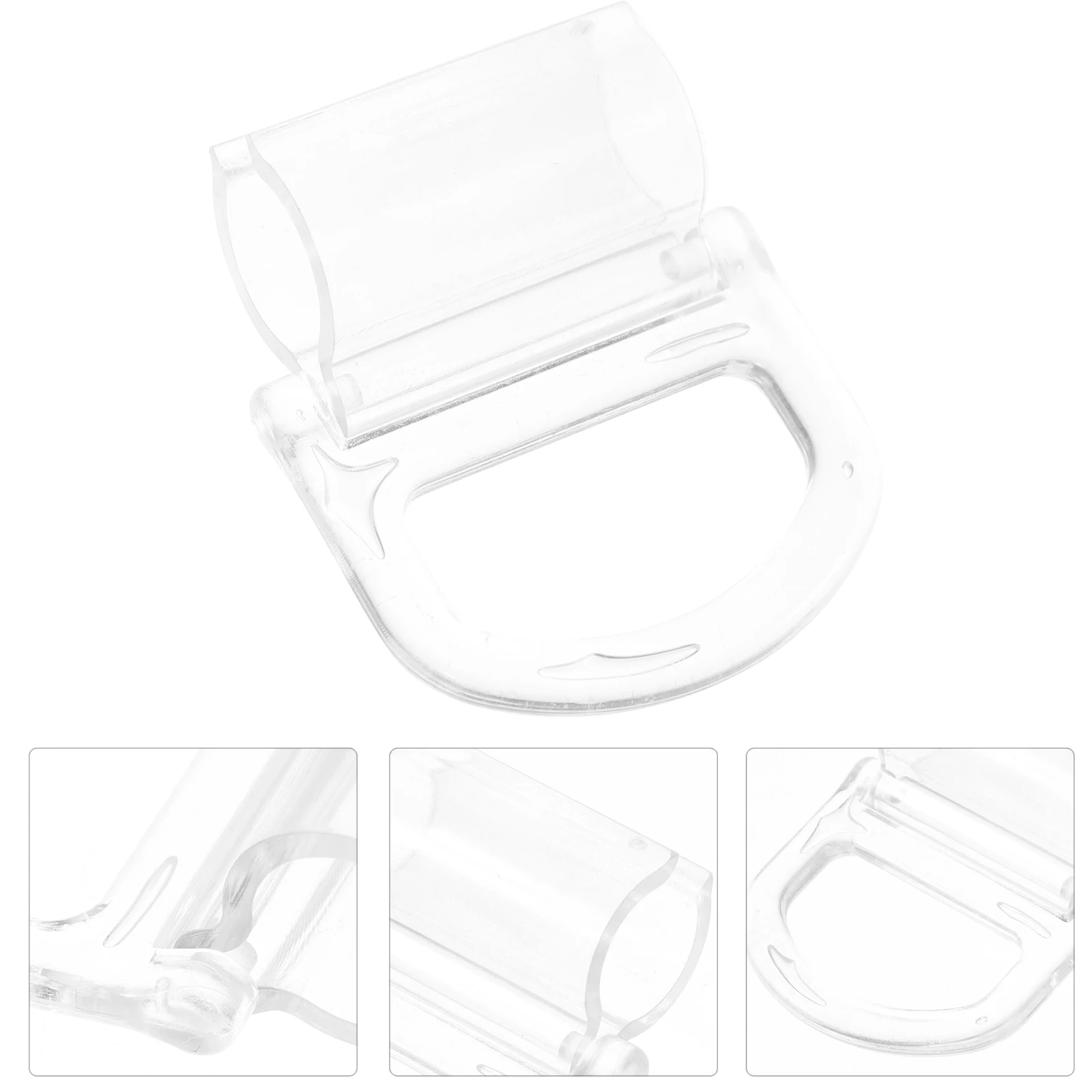 

10 Pcs Roller Blind Handle Window Shade Pulls Decorative Drapery Clip Curtains Rods Roller Shades Handle Parts Suitable 20MM