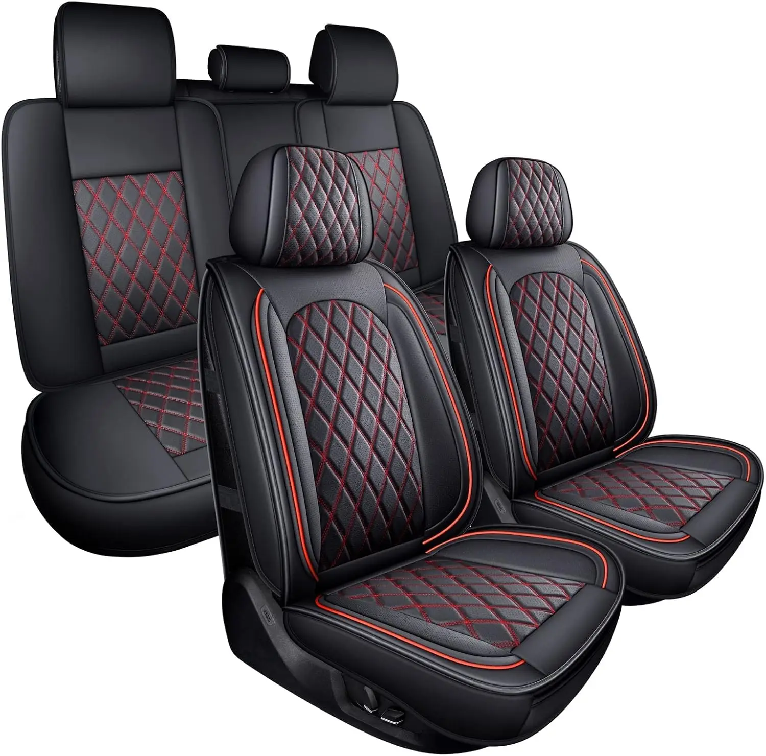 

Waterproof Seat Covers Full Set, Breathable Universal Fit for Most Sedans, SUVs, Trucks