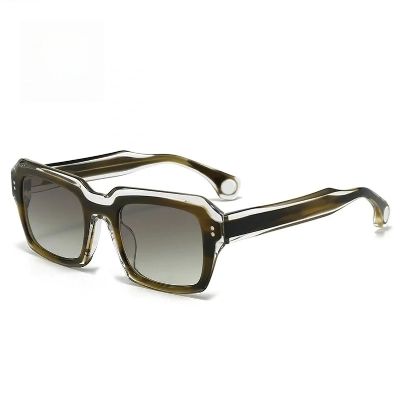 Belight البصرية مربع الشكل خمر الرجعية خلات الرجال النساء بارد أزياء النظارات الشمسية العصرية مع حالة FRANZEN