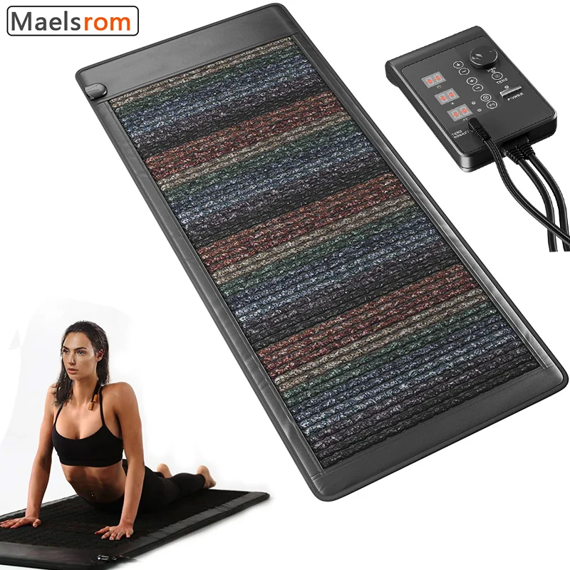 Infrared PEMF Jade Mat With TENS Technology For Pain Relief Muscle Relaxation And Sleep Aid 80 x 190cm (31.5