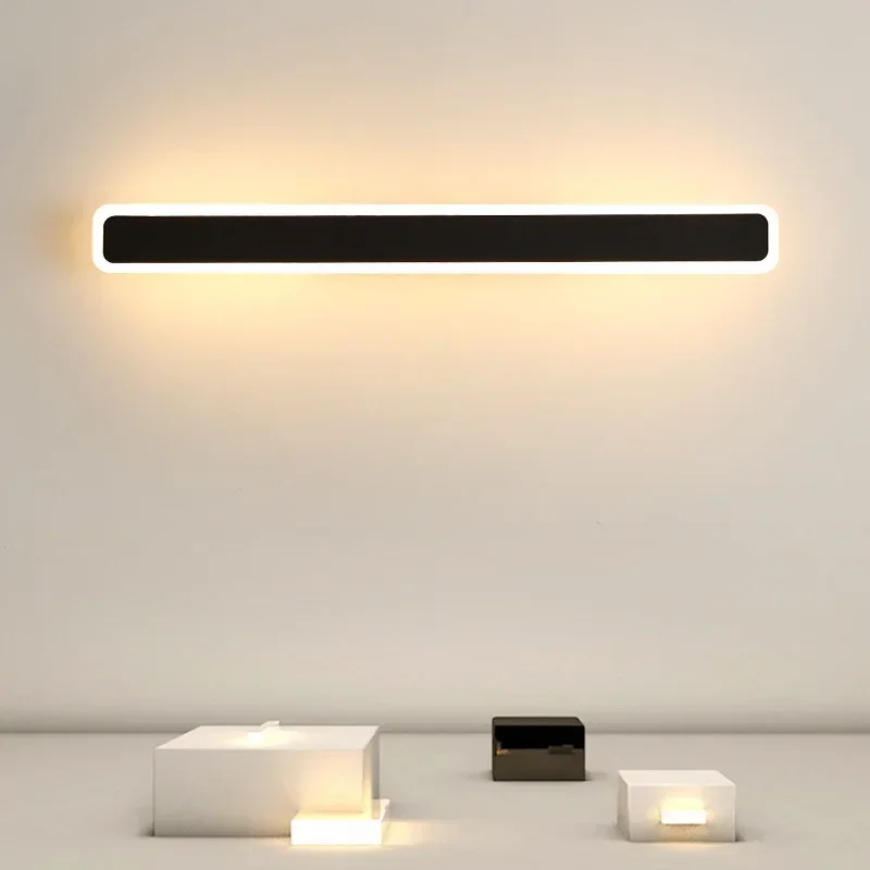 Modern LED Wall Lamp Aisle Sconce for Living Room Bedroom Bedside Sofa Corridor Entrance Bar Home Decor Lighting Fixture Lustre