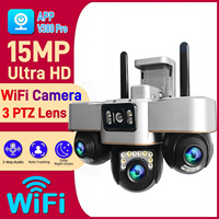 3 PTZ WIFI Camera in 1 Outdoor Wireless IP CCTV Cameras Waterproof Smart Home Security Protection Motion Detection Surveillance