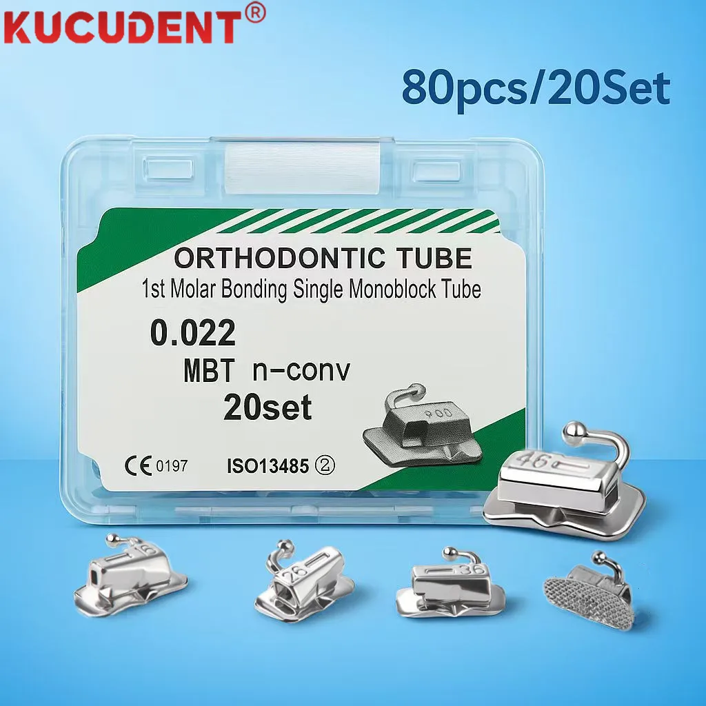 20-jeux-de-tubes-buccaux-orthodontiques-dentaires-pour-1er-2eme-molaire-monobloc-collable-non-convertible-base-en-maille-a-tube-unique-roth-mbt-022