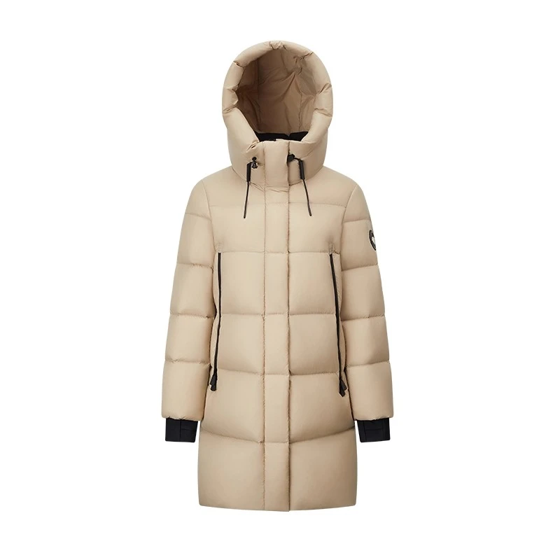 Chericom chaquetas de invierno para mujer 2025 Otoño Invierno abrigo con capucha de longitud media abrigo cálido para ir al trabajo ropa femenina Y309767Y