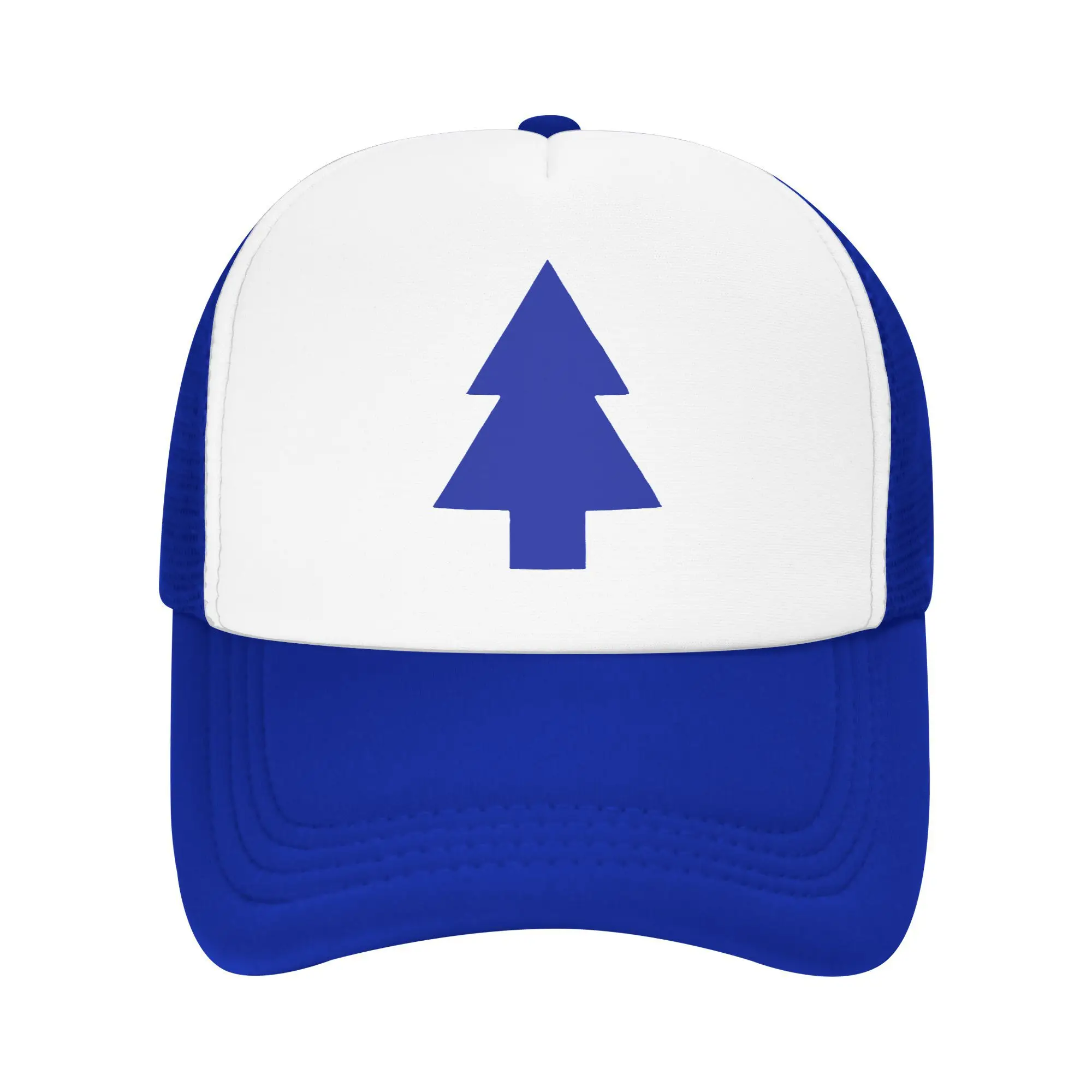 Cartoon Dipper Pines Pine Tree Trucker Hat Sport Mesh Baseball Cap Snapback Cap Fall Hats Sun Hats Breathable Trucker Cap Summer