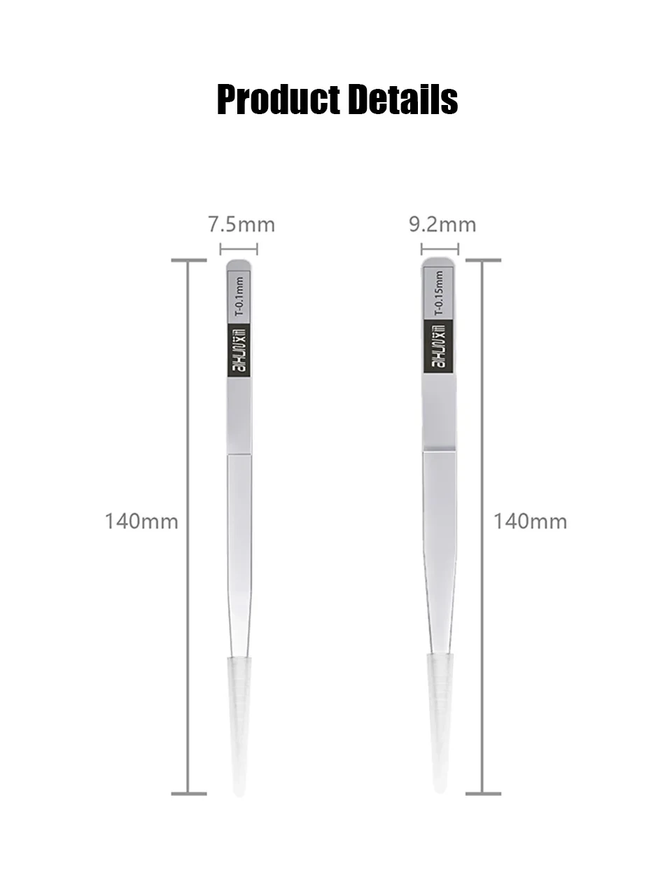 Aixun Tweezers 0.1/0.15mm Hand-Polished Ally Steel Tweezer For Mobile Phone Clamping Fly Wire/Gripping Fine Objects