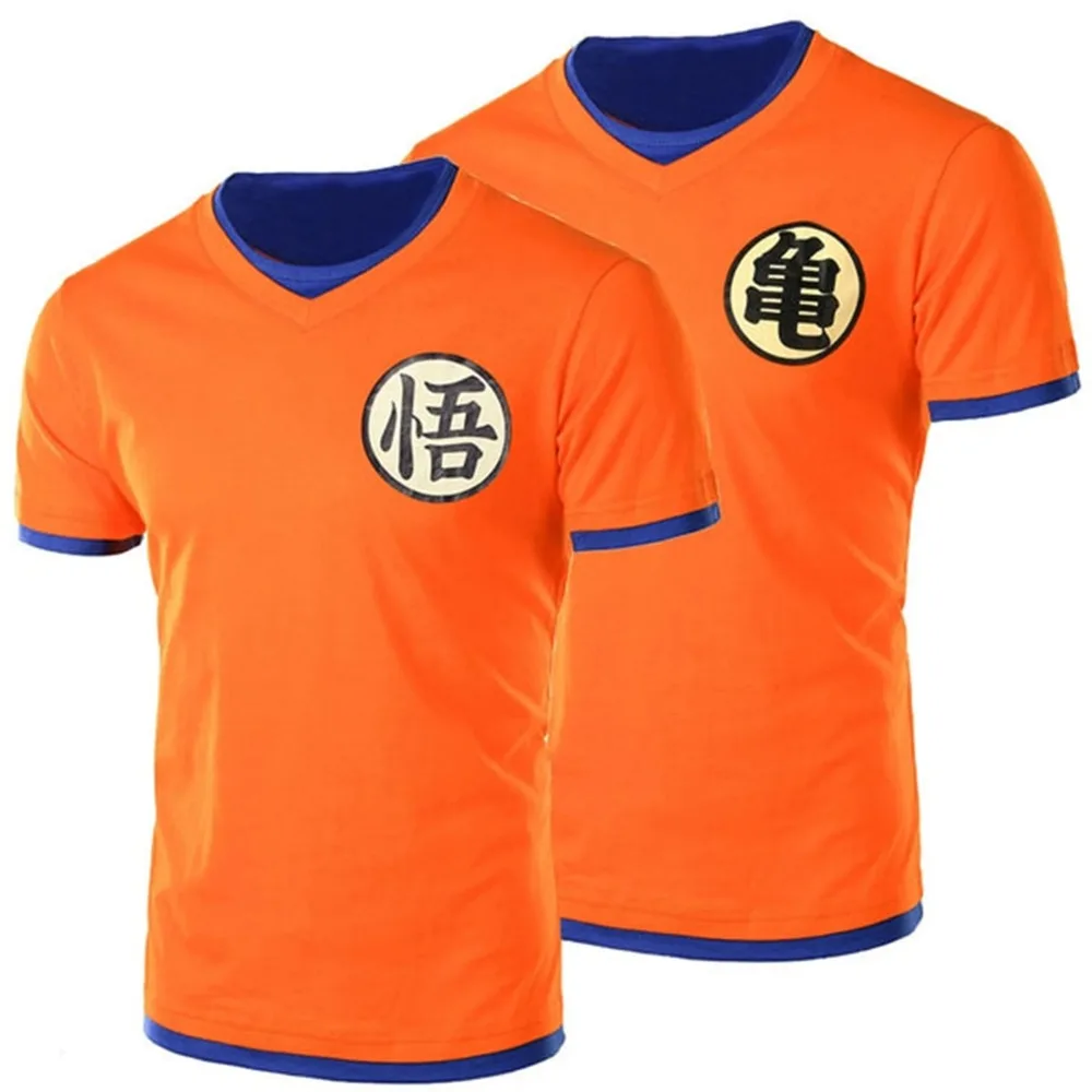 

Футболка с рисунком аниме Wukong Dragonball для мальчиков, повседневная эластичная дышащая облегающая футболка, модная детская одежда для лета, уличный топ