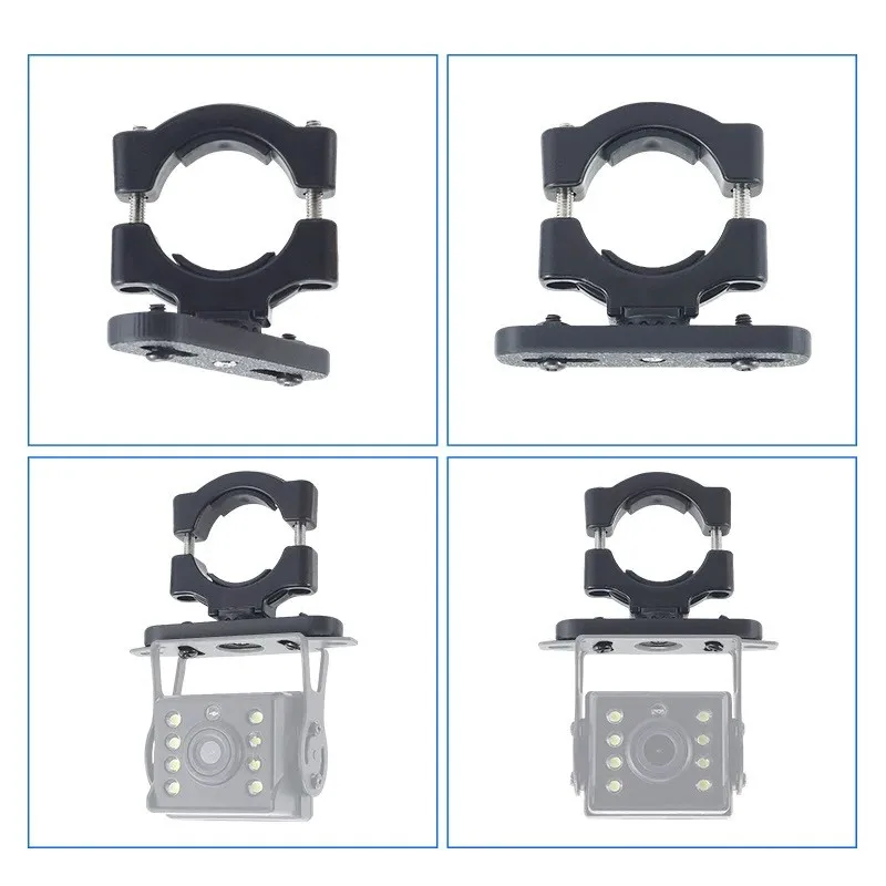 Round tube Fixing Bracket rearview mirror Camera Mounting For Freight Car Cameras Part Cam Mounts Holders Video Recorder