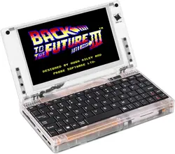 Retro Pocket 386 CPU XT PC Laptop Computer 8088, Mini Laptop Compatible with Windows3.1 MS-DOS System, OPL3 Sound Card, VGA Grap