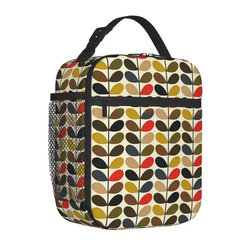 Orla Kiely Abstract Multi Stem Insulated Lunch Bag Reusable Waterproof Thermal Oxford Bento Tote Bags for Women Work Picnic