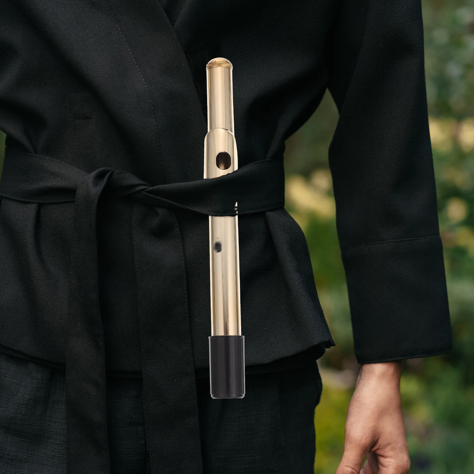 

Flute Headpipe Mouthpiece ABS Metal Durable Long Lasting Luster Smooth Surface Easy Clean Musical Instrument Accessories