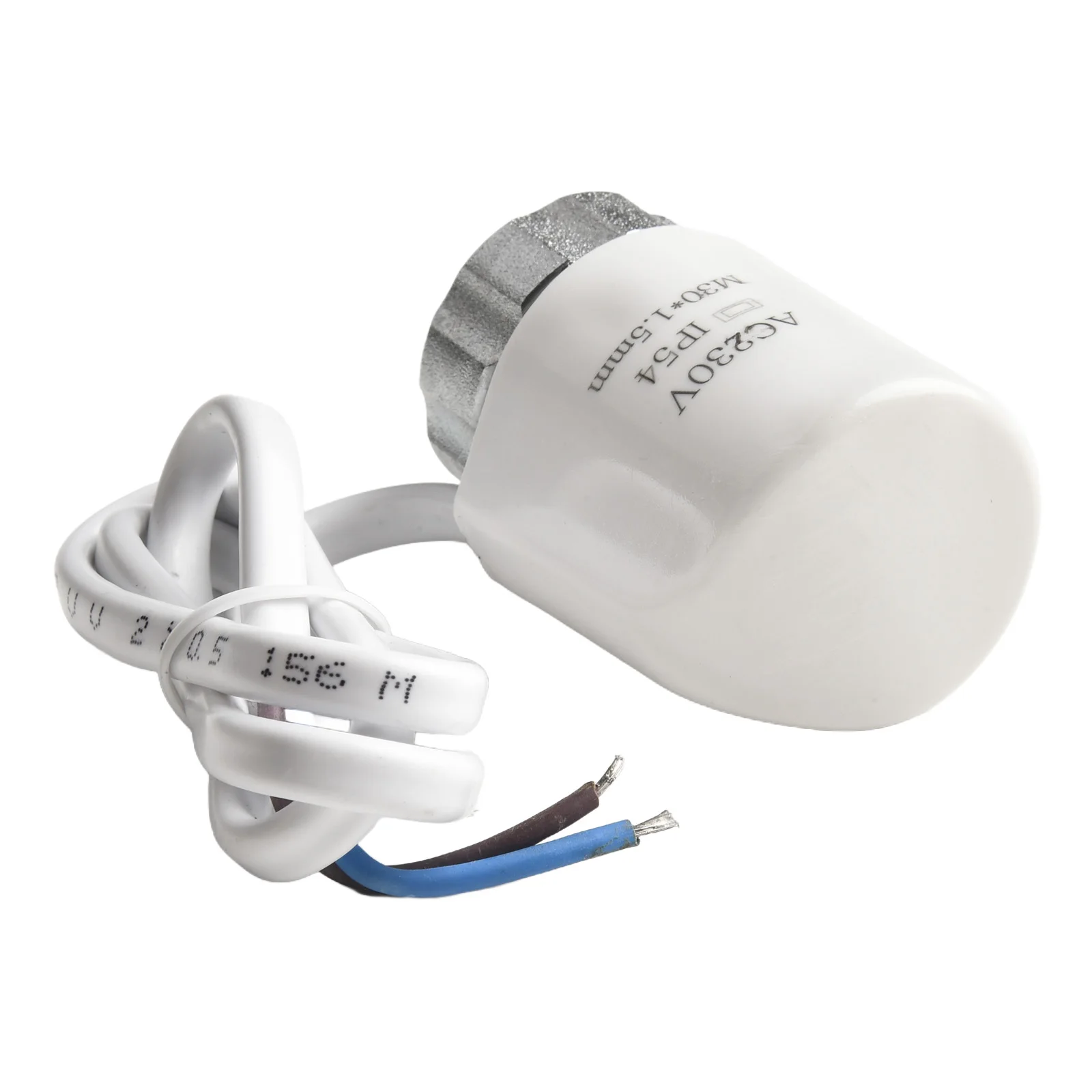 AC 230V Normally Closed 110N M30*1.5mm Electric Thermal Actuator For Underfloor Heating TRV Thermostatic Radiator Valve Supplies