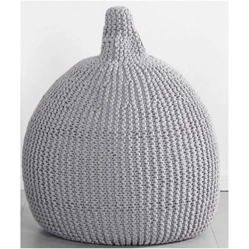 Waterproof Outdoor Bean Bag Lounger for Kids and Teens - Large, Grey