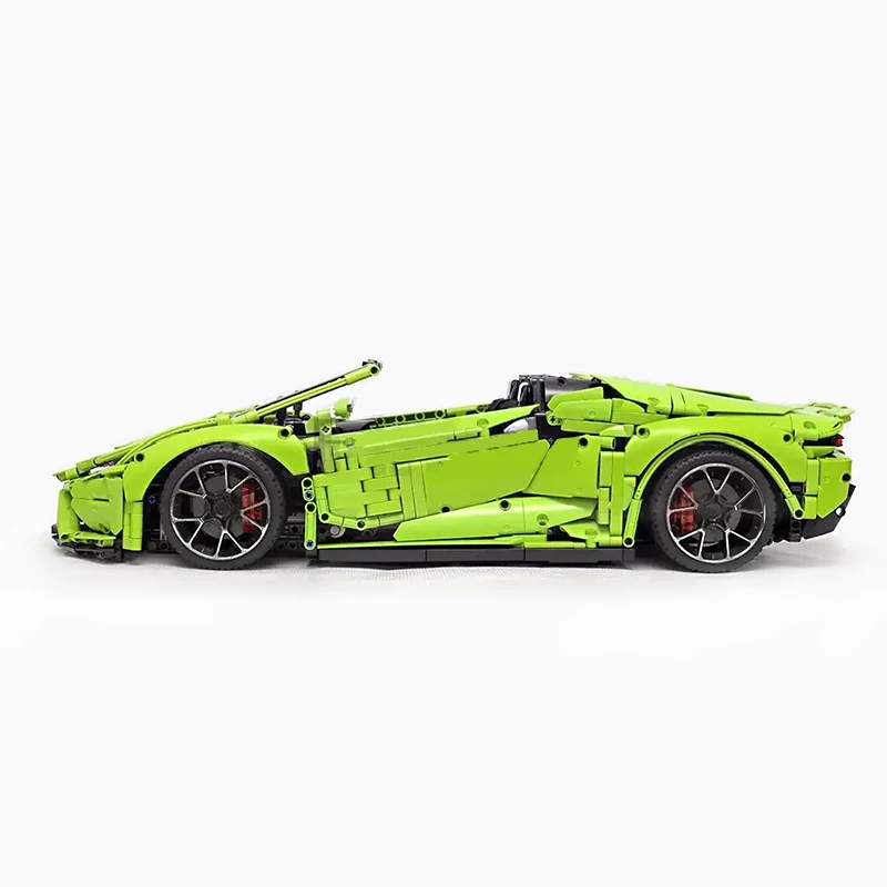 MOC técnico 72491, coche súper deportivo coleccionable, modelo de vehículo personalizado, bloques de construcción de ladrillo, juguete DIY, montaje, regalo de Navidad para niños
