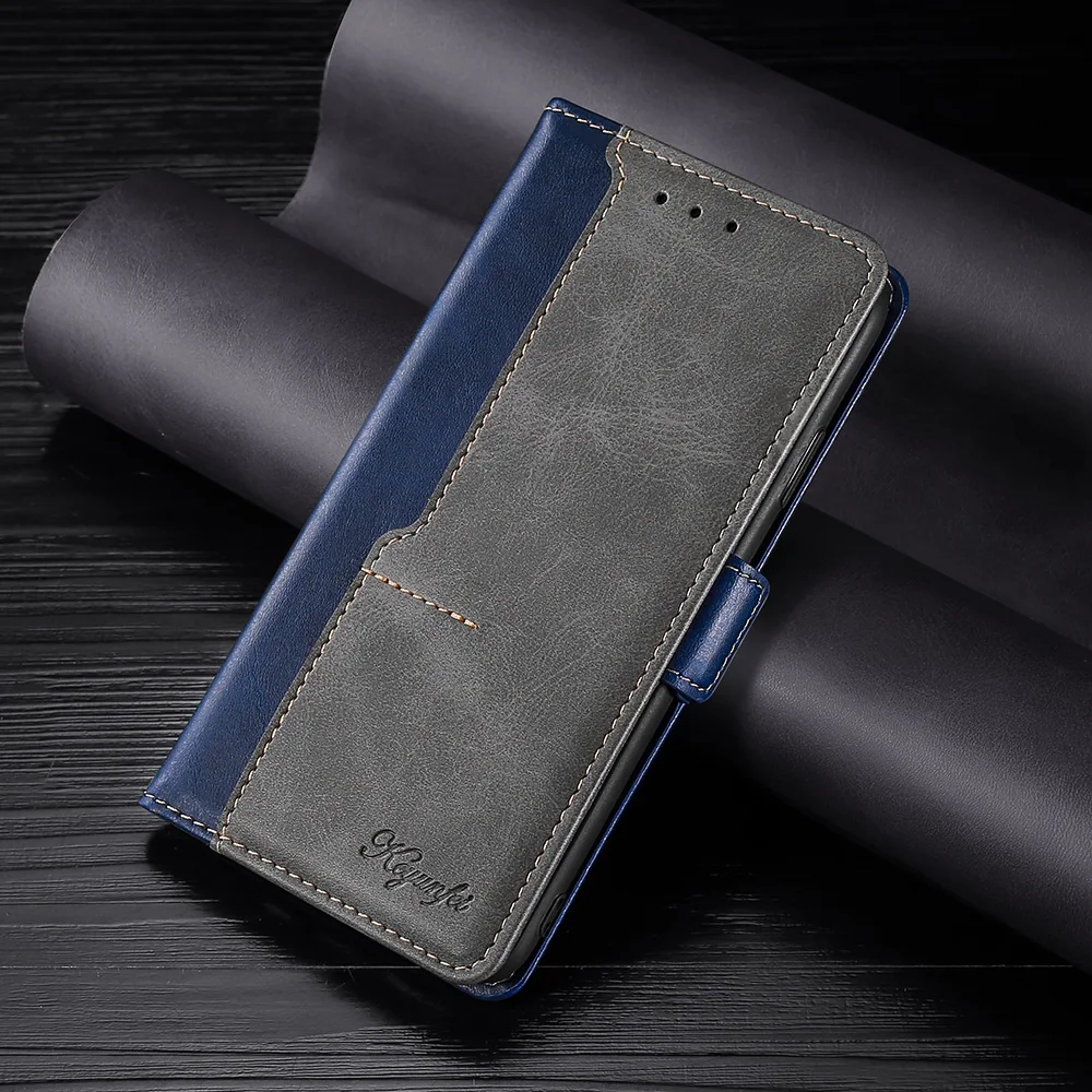 Business Magnetic Wallet Phone Case for Samsung Galaxy M54 M34 M15 F15 5G Flip Cover Book Leather Case for Galaxy M15 Card Slots