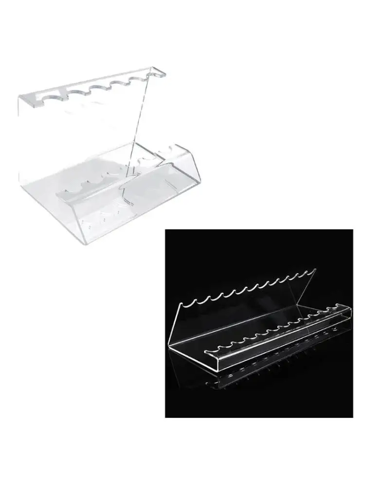  Multi-purpose 12 Slots Pen Display Holder Rack Acrylic Pencil Holder Pen Holder Rack Decorative Pen Holder for Office