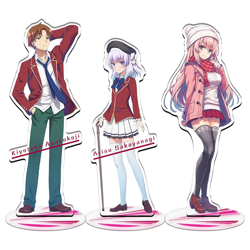 Welcome To The Meritocracy Classroom Anime Stand Ayanokouji Kiyotaka Peripherals Cute Gifts Figure Horikita Suzune Ornaments