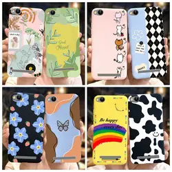 For Xiaomi Redmi 4X Case Cute Cartoon Cow Painted Soft Silicone Back Cover For Xiaomi Redmi 4A 5A Funda Redmi4X 4 X Redmi4A Capa