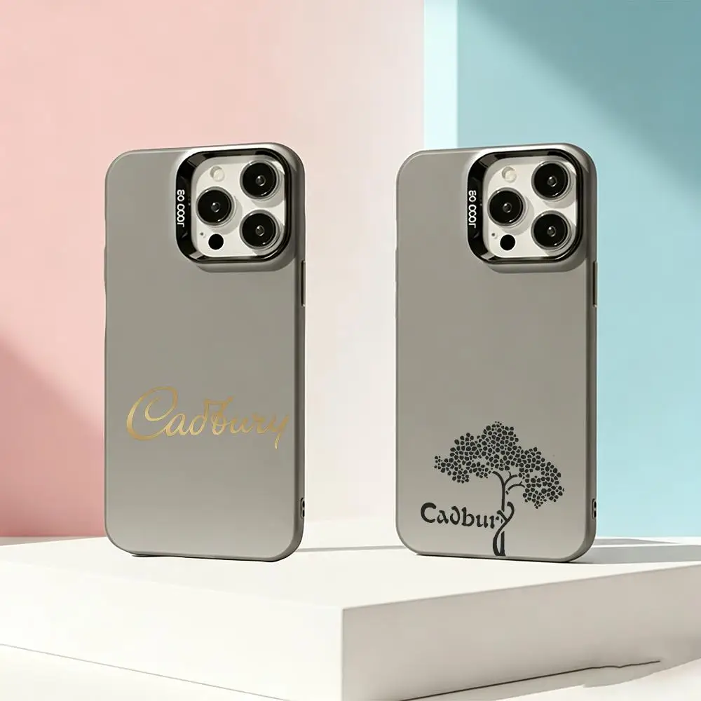 Funda para Teléfono Compatible con iPhone 17, 16, 15, 14, 13, 12, 11 C-Cadbury Plus, Pro Max, XS