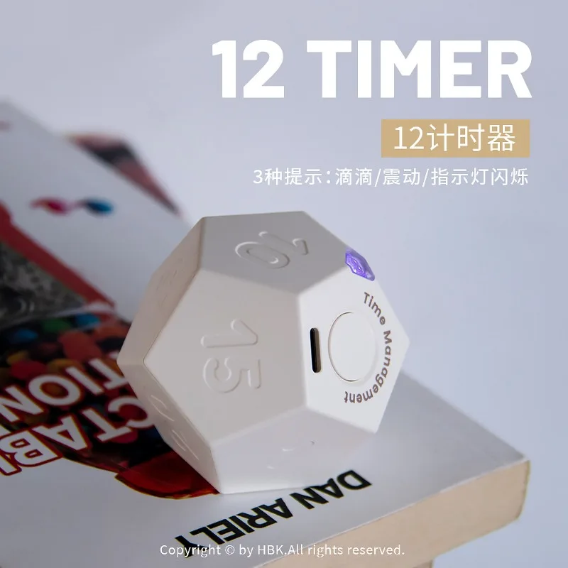 Digital Timer Time Management Tool Creative Visual Timer for Students Study Self-discipline Reminder