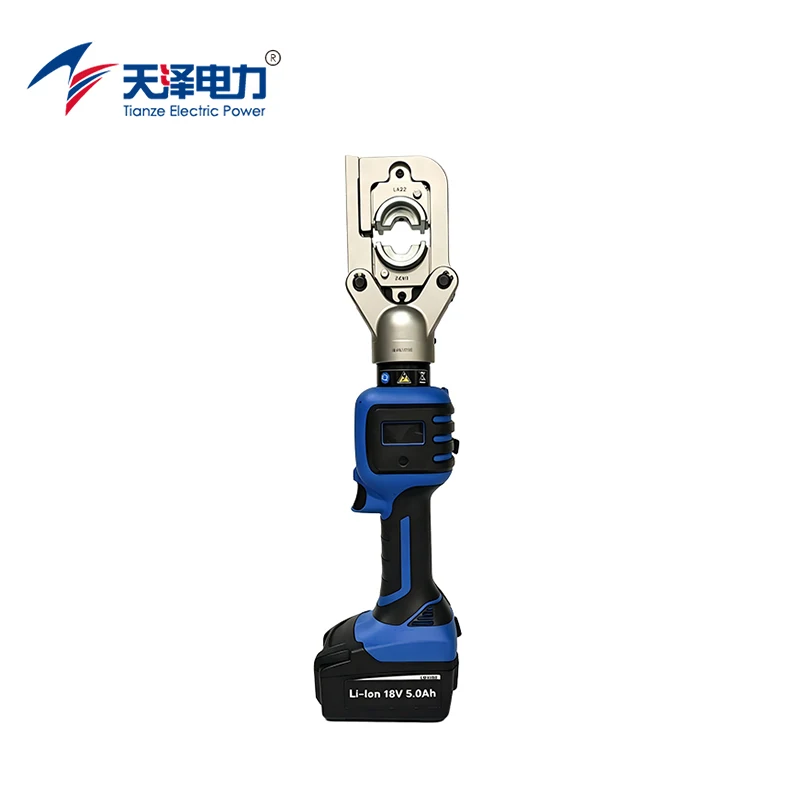 B50P-60UNV 6T Battery Powered Hydraulic Crimper Cable Cutting Punching Tool 3 In 1 Cordless Lug Crimper Manufacturer