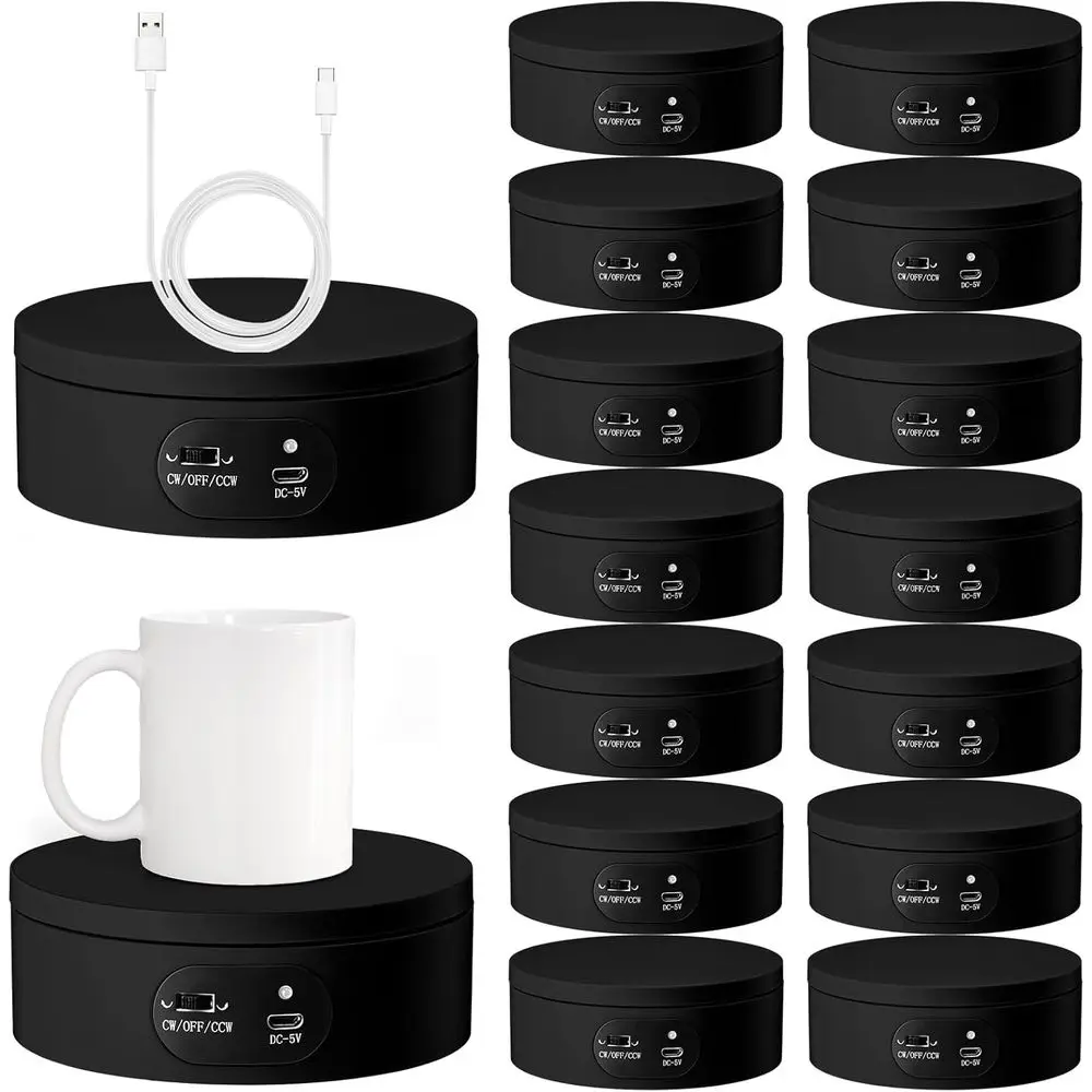 

Turner Cup Rotating Display Stand or Epoxy Glitter Tumbler Display Turner 360 Degree Tumbler Spinner Automatic Spinning Rotating