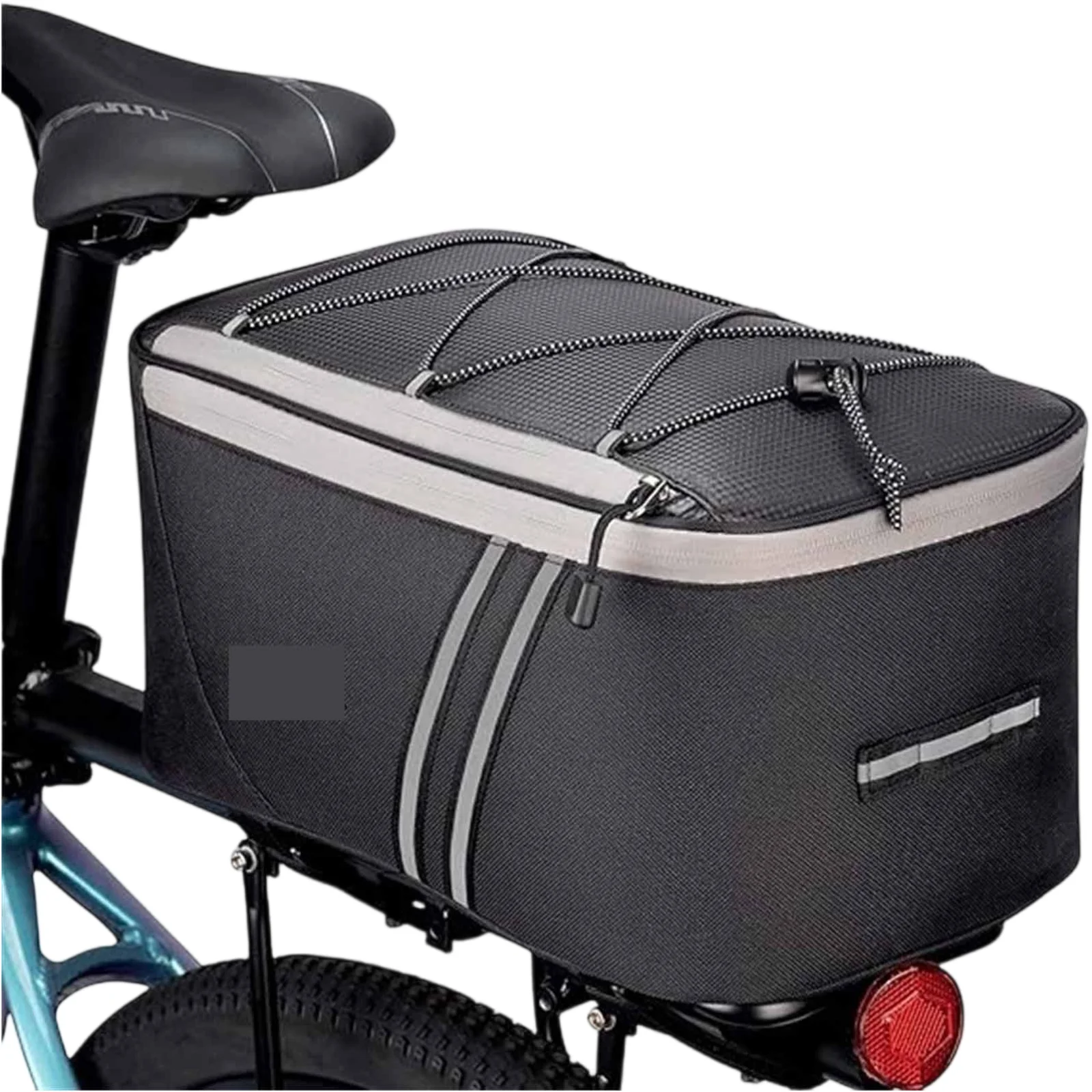 

Folding Bike Rear Seat Bag Large-Capacity Hard Tail Shelf Bag Motorbikes Functional Storage Bag Bicycle Accessories