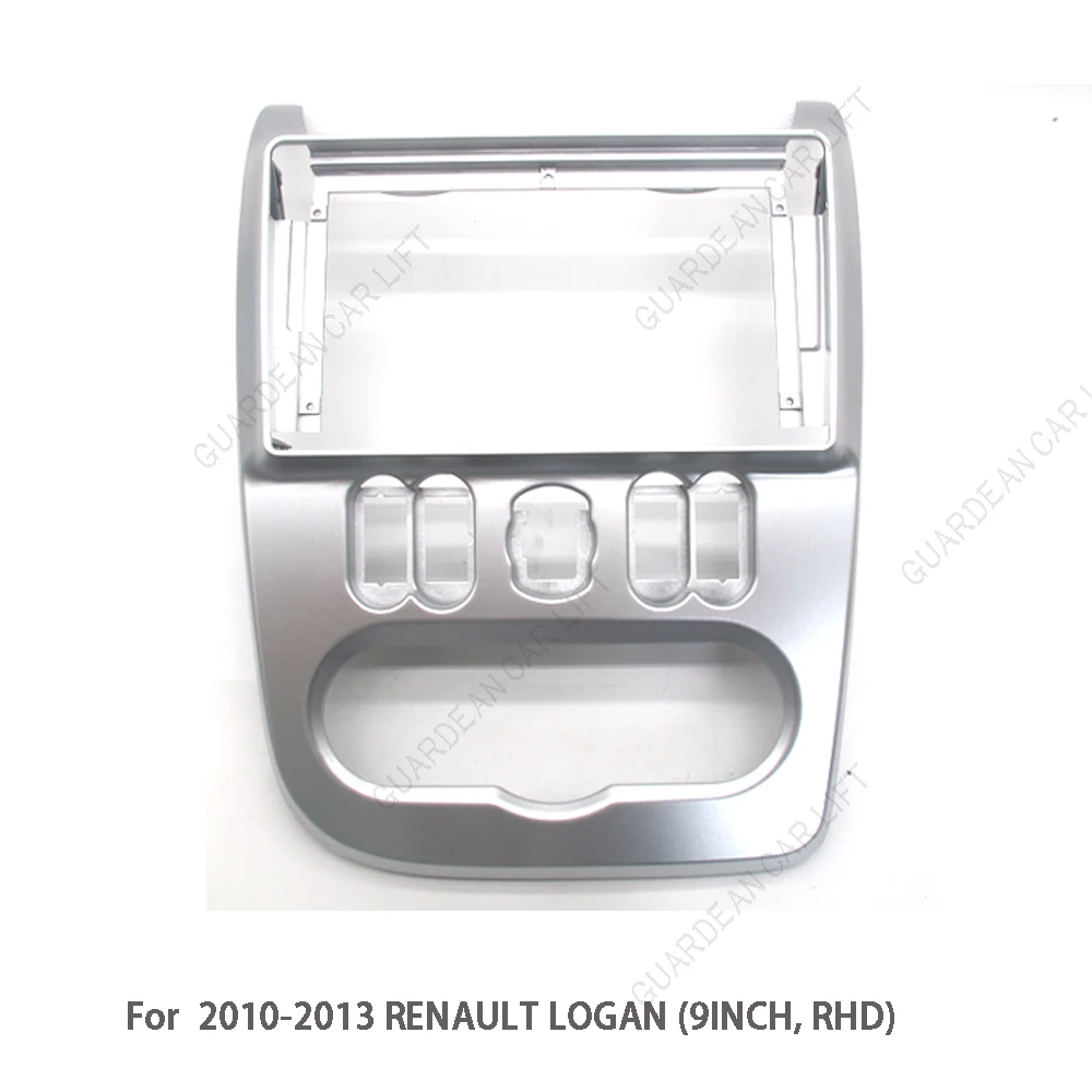 

9 Inch Car Radio Fascias Android Stereo Player 2 Din Head Unit Panel Dash Frame For 2010-2013 RENAULT LOGAN