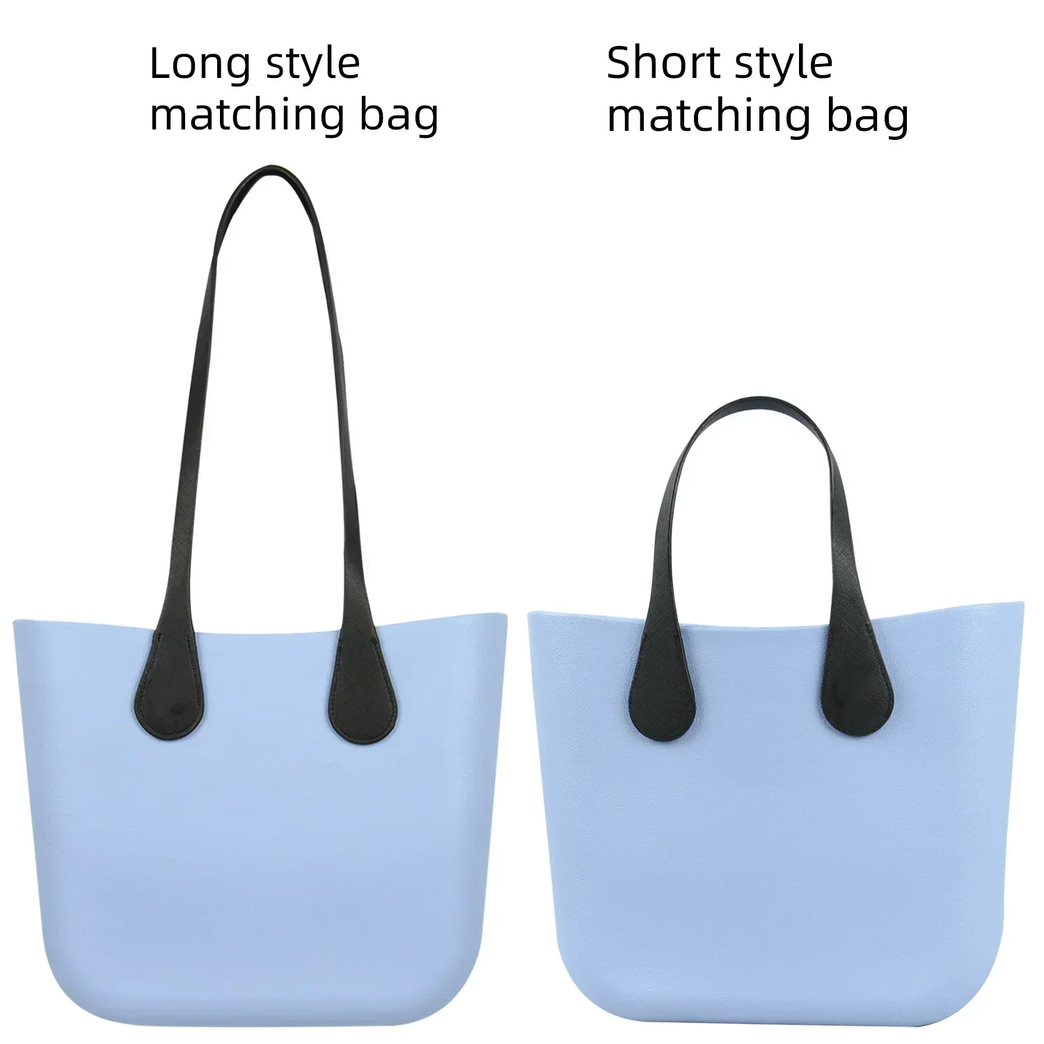 مقابض أوباغ من جلد البولي يوريثان المسطح الطويل القصير لعام 2025 لأشرطة الكتف لحقيبة اليد وإكسسوارات obag #3