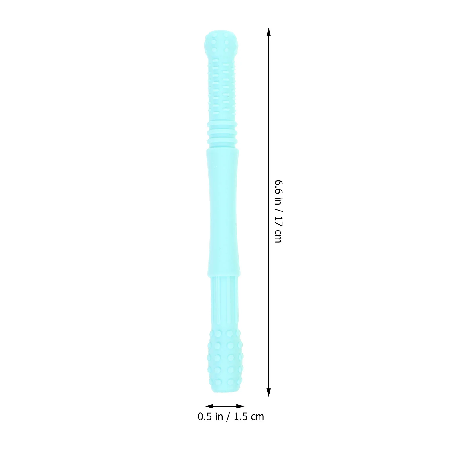 6 pçs anti-comer mão mordedor oral mastigável vara brinquedo sensorial de grau alimentício bebê silicone mordedor dentição brinquedo