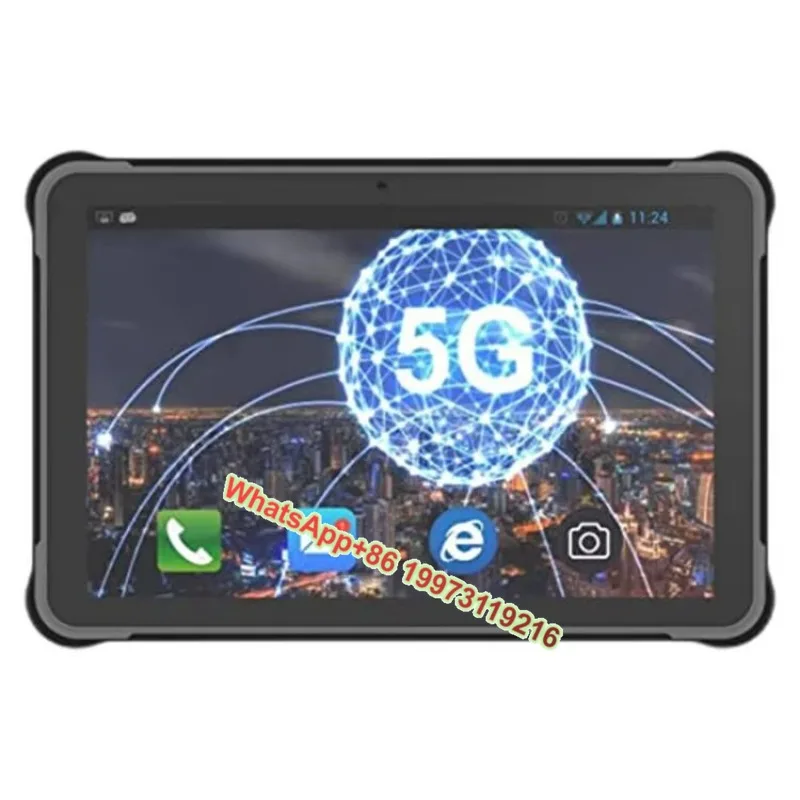 جهاز لوحي Sincoole 5G WWAN متين، Android 10 8 Core 2.0 جيجا هرتز، بلوتوث 5.0 RAM/ROM 8GB+256GB مع NFC أمامي