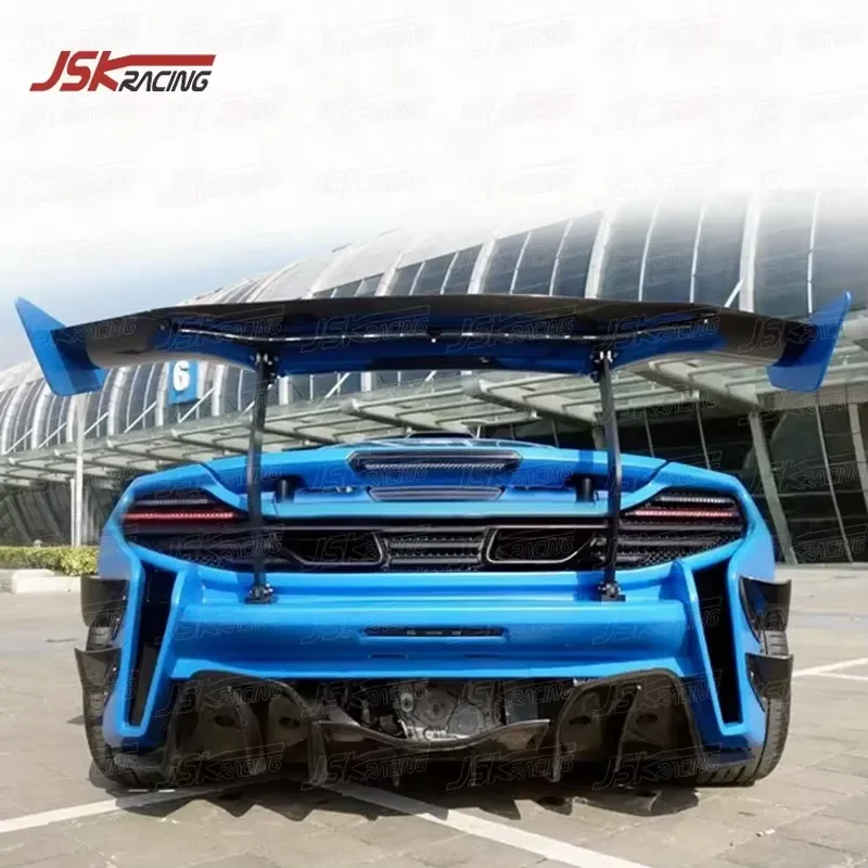 Carbon Fiber Rear Bumper With Diffuser for 2012-2014 Mclaren MP4-12C Upgraded R Style