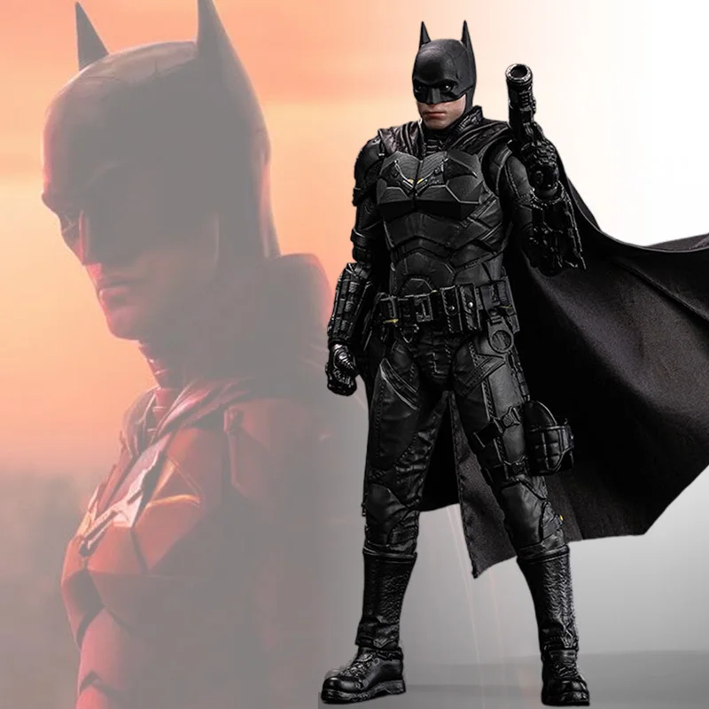 

Fondjoy 2022 New Batman 1/9 Scale Action Figure DC Comics Robert Pattinson Realistic Head Sculpt Model Doll Collectible Toy Gift