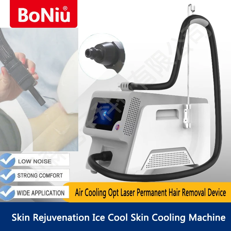 Newst Air Cooling Opt Laser Permanent Hair Removal Device Skin Rejuvenation Ice Cool Skin Cooling Machine