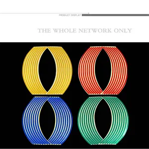 Motosiklet tekerleği, Yapışkan bant, yansıtıcı Jant Şeridi, Dekor, Tekerlek, bisiklet, araba, Honda, Kawasaki, 18 6 Büyük satış etiketi motosiklet honda - no. 3