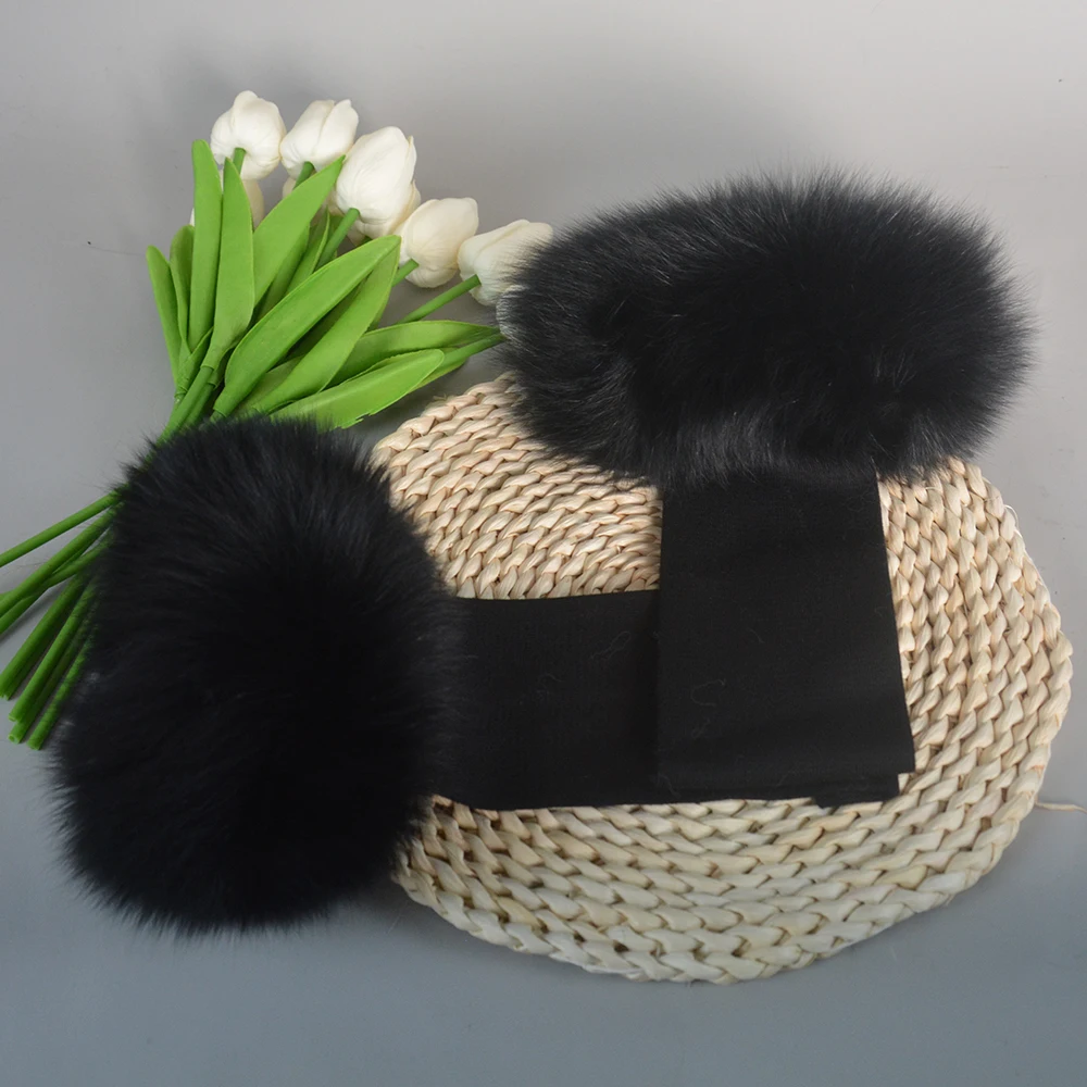 Fox Fur Cuff Arm Warmer Lady Bracelet Real Fur Wristband Glove High Quality Fox fur Cuffs Hot Sale Wrist Warmer