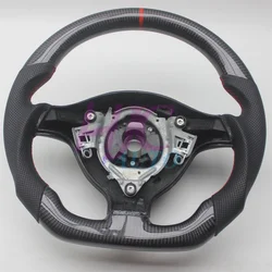 For Seat Leon 1M 1998-2004 Leather Real Carbon Fiber Steering Wheel