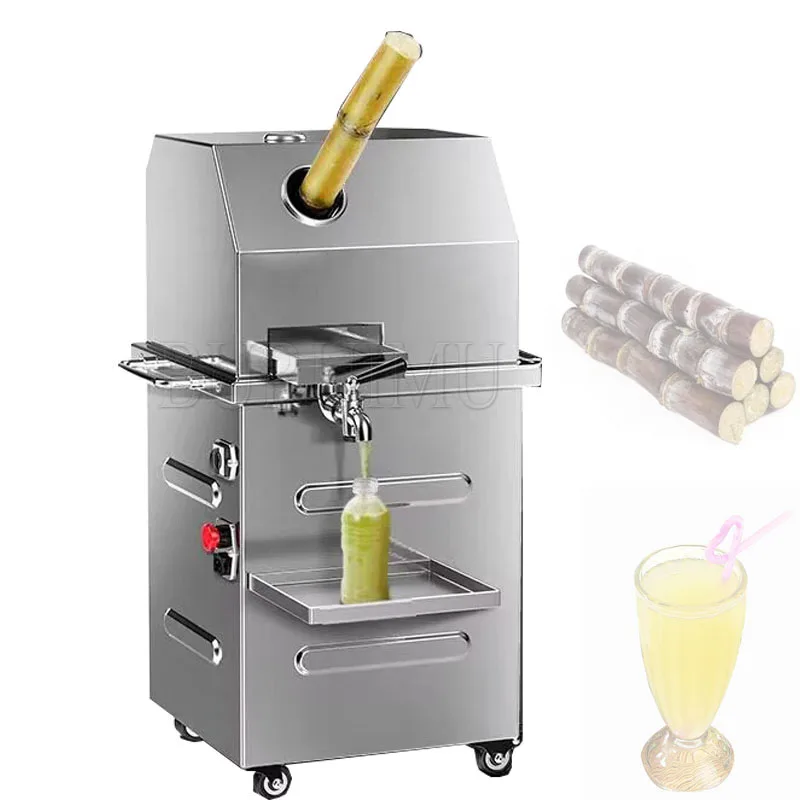 

Electric Sugarcane Juicer Machine Effective 3 Rollers Sugar Cane Extractor Squeezer for Commercial