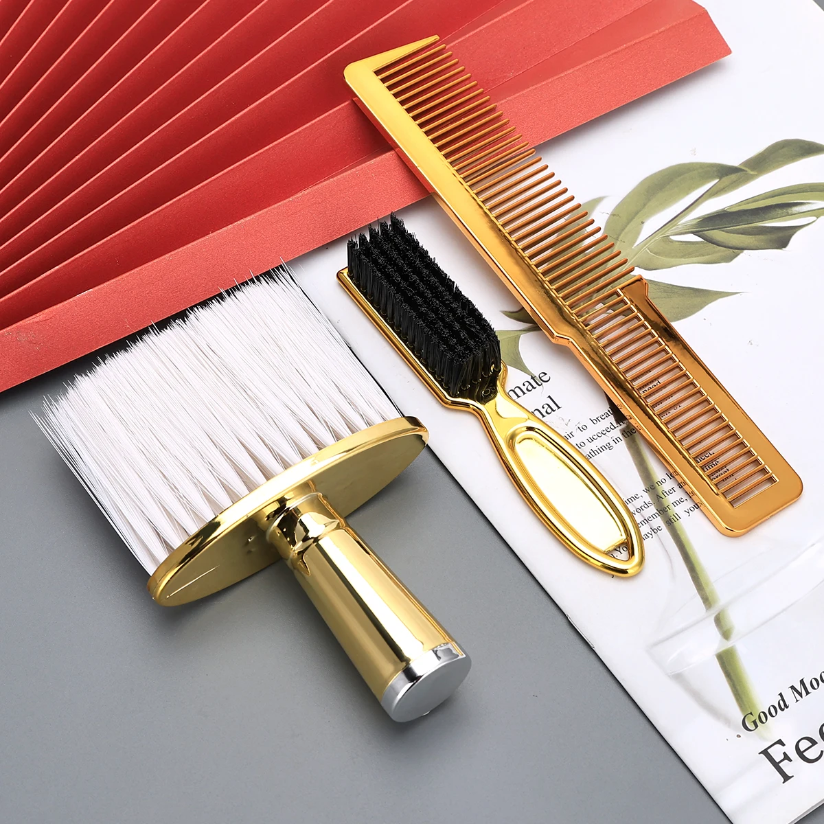 

3Pcs Hair Comb Set Anti-Static Detangling Styling Combs Salon Barber Toolkit Wet Dry Use Wide Fine Tooth Hairdressing Gift