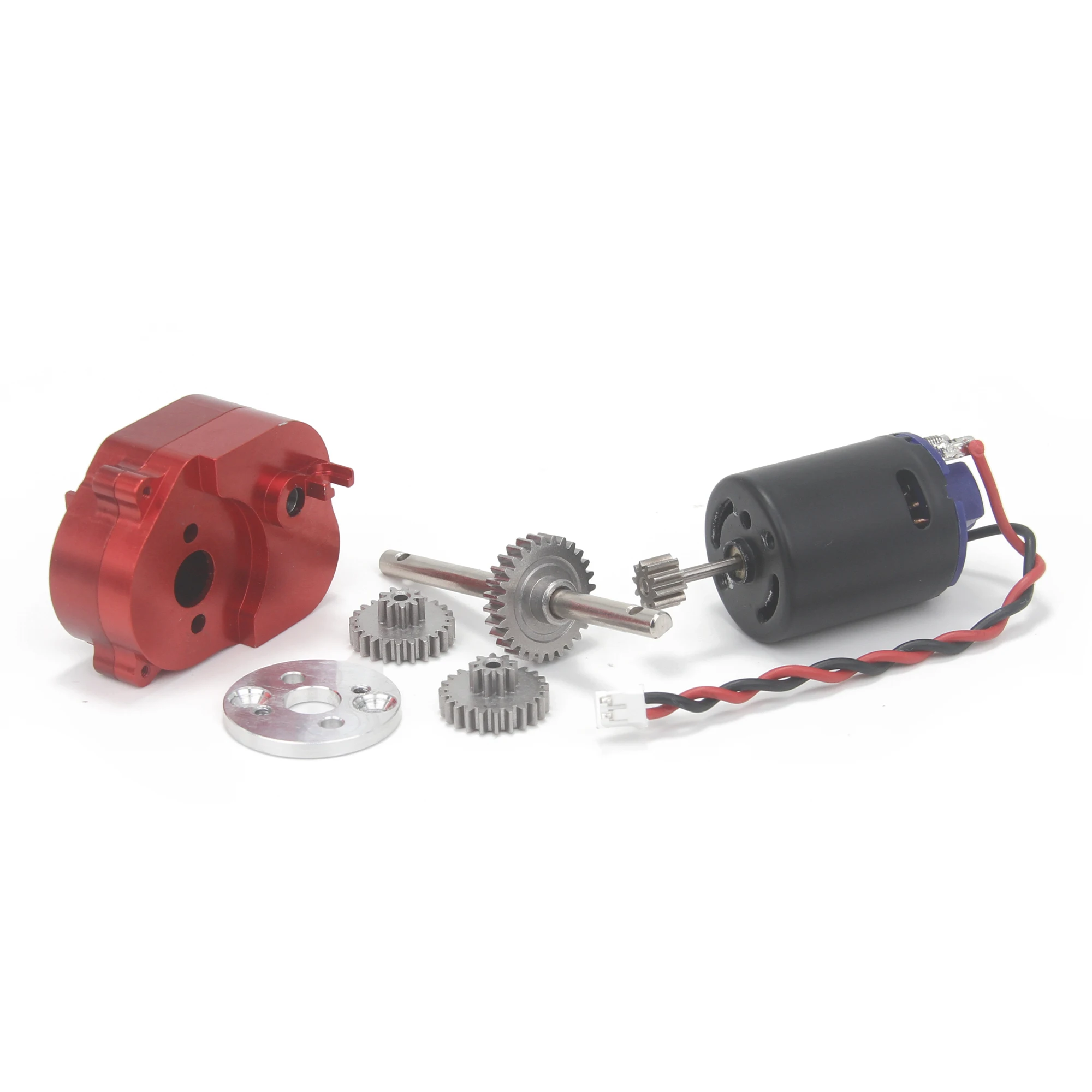 MN 1/12 RCカー アップグレードアクセサリー メタルトランスミッション 370モーター メタルギアボックス メタルギア付き MN82 MN78 MN99S MN168 MN98 LC79対応