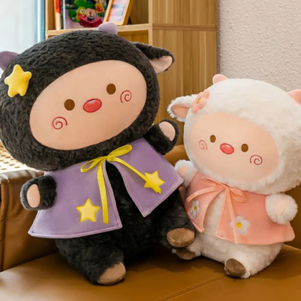 Knuffelen Zacht Alpaca Speelgoed Pluizige Cartoon Lama Poppen Leuke Bloem Knuffeldier Kussen Verjaardagscadeau