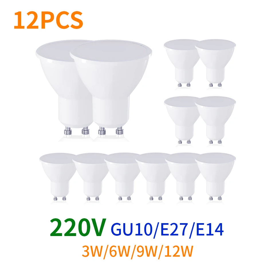 yZ[z12  AC220V LED d 3 bg 6 bg 9 bg 12 bg GU10 LED X|bgCgd 270 x̃r[pz[ItBXvCg