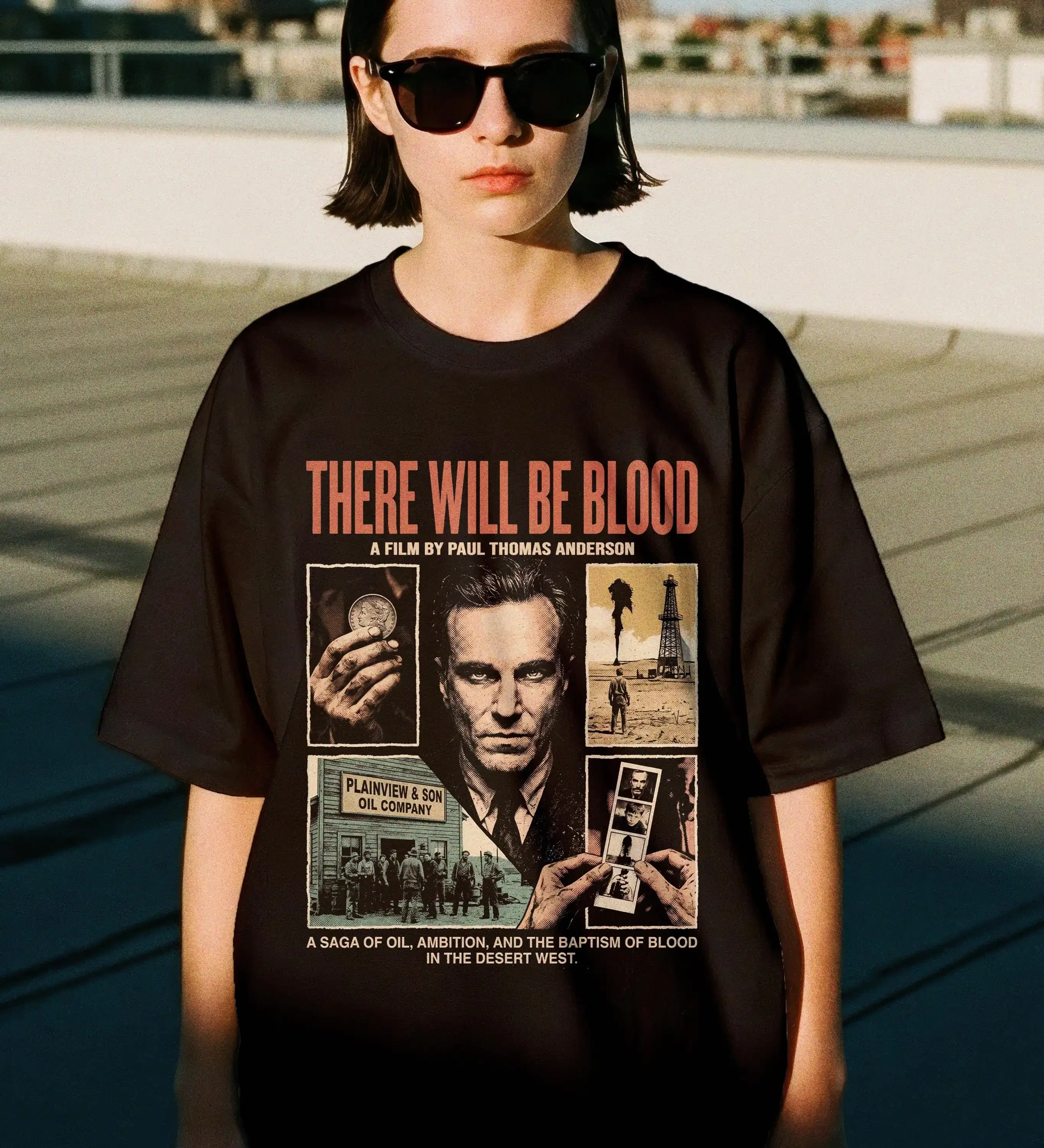 There Will Be Blood Graphic Tee, Daniel Plainview Movie Shirt, Paul Thomas Anderson Film, Daniel Day Lewis Gift for Cinephile