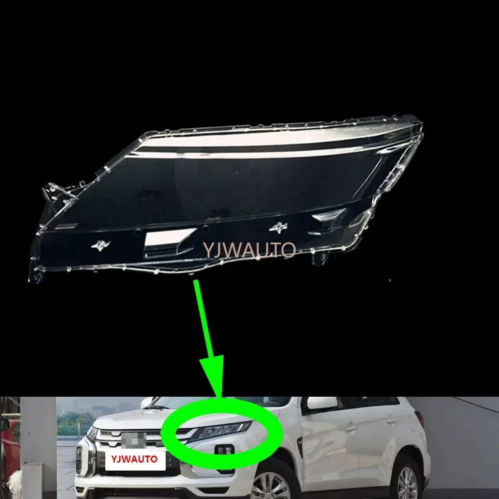 

For Mitsubishi ASX 2020 2021 2022 Headlight Cover Car Headlamp Lens Glass Replacement Front Lampshade Auto Shell