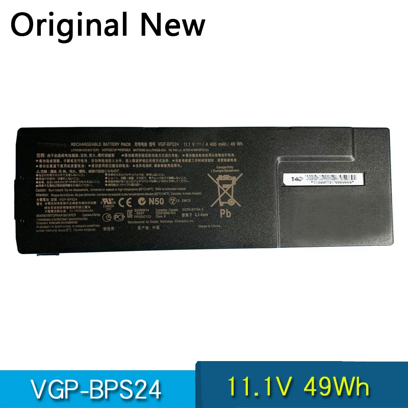 الأصلي VGP-BPL24 VGP-BPS24 محمول بطارية لسوني VAIO SVS13 SVS1311 SVS15 SVS1511 VPCSA VPCSB VPCSC VPCSD VPCSE 11.1V 49Wh