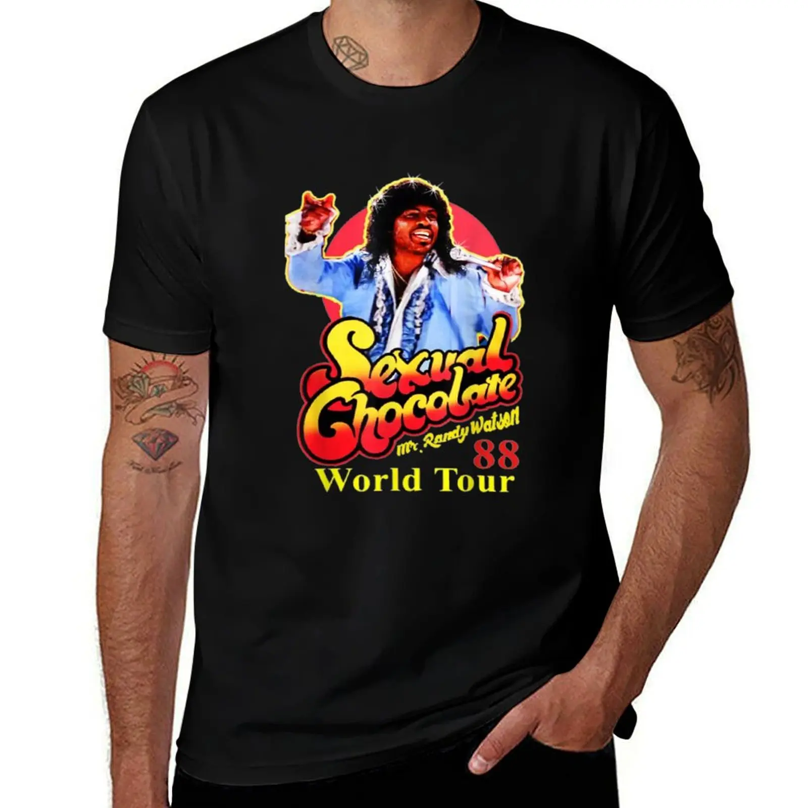 Sexual Chocolate Watson T-Shirt Large Size Loose Casual Tee