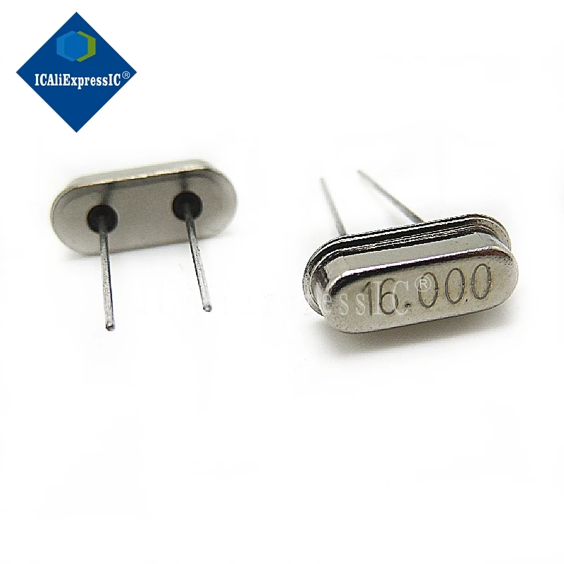 10pcs/lot hc-49s 16MHz Oscillator quartz resonator HC49S 49S 16M 16.000mhz DIP-2 crystal In Stock